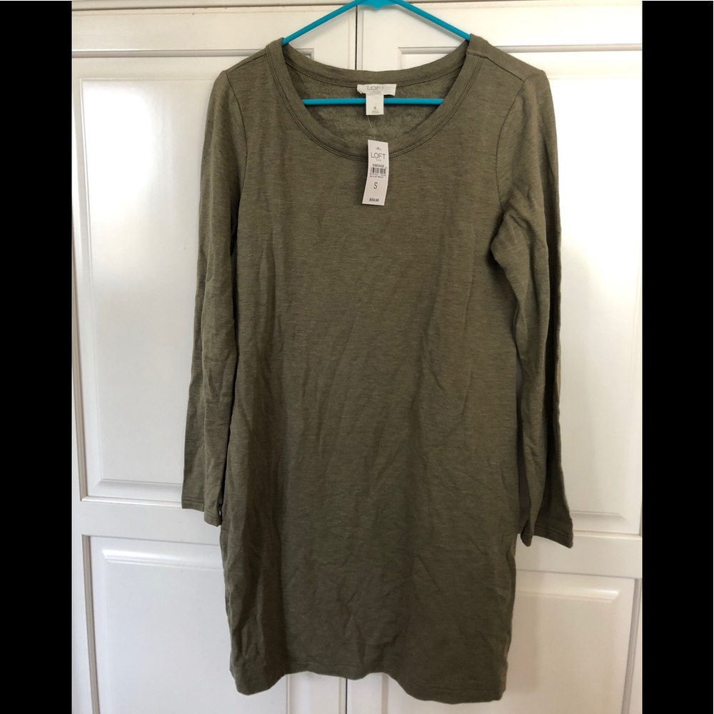Loft Outlet Fleece Lined Sweater Dress BNWT